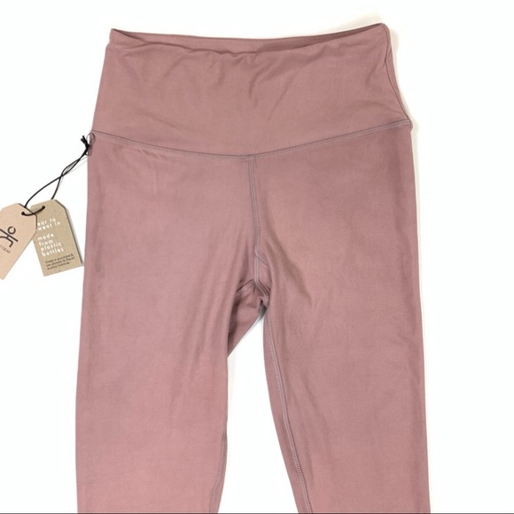 NWT Wolven x Sweat Yoga Plain Leggings in Dusty Mauve Size X-small - Picture 3 of 9